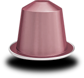Nespresso coffee capsule in rose